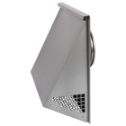 Ytterveggskappe V21 Ø200 silvermet