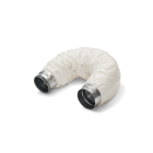 Fleksibel lydfelle Ø100/1m muffe/nippel